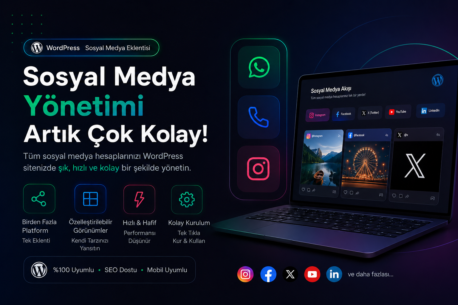 Wordpress Sosyal Medya Eklentisi