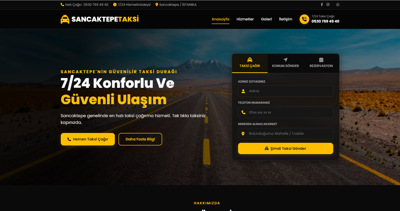 Taksi  Web Paketi