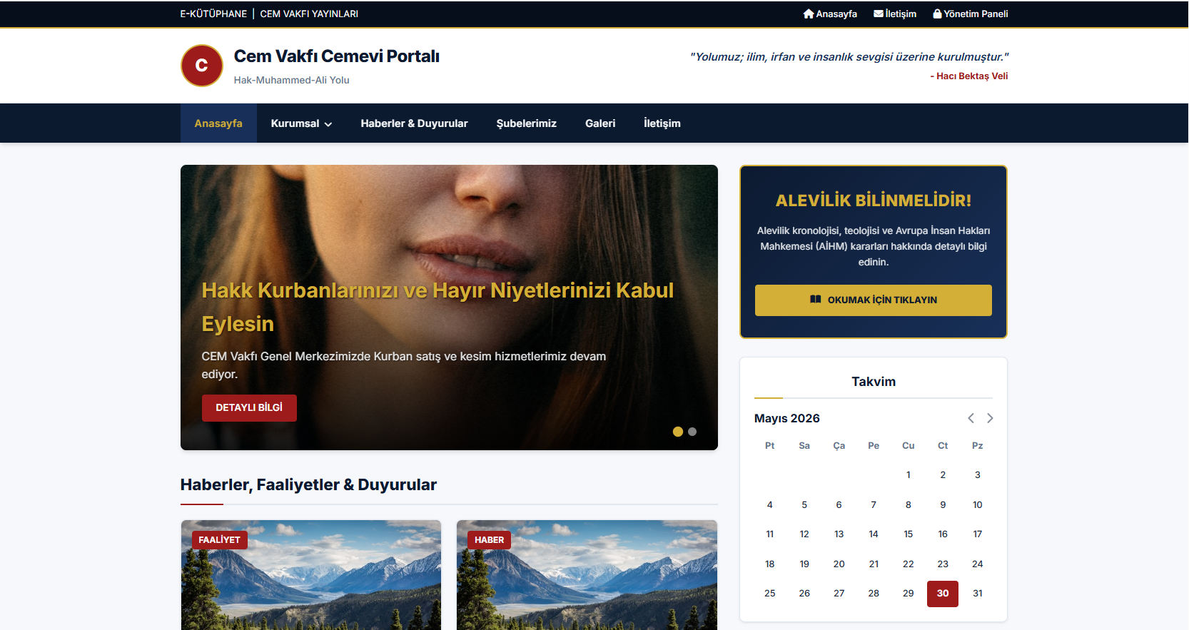 Cemevi Vakfı Paketi