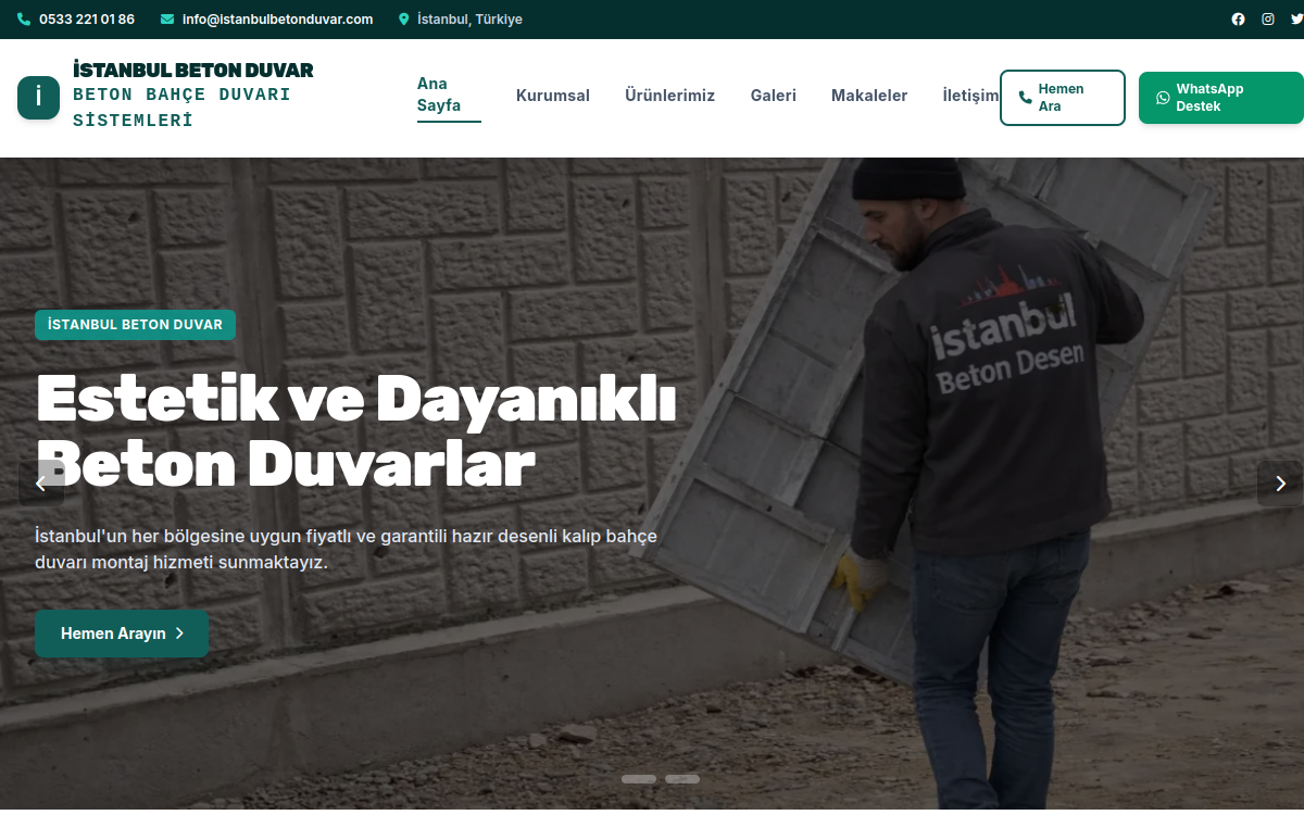 İstanbul Beton Duvar